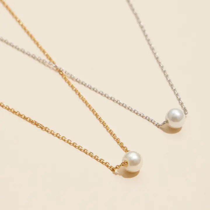 Classic Pearl Chain 18k Gold Dipped