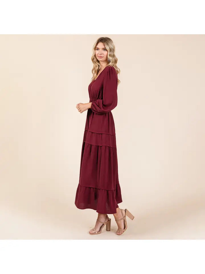 Maroon Sunday Dress