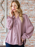 Dani's Dusty Rose Blouse