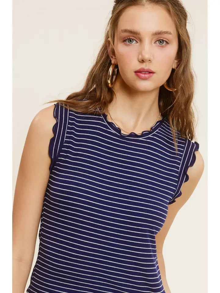 Brushed Sleeve Top