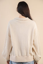 Waffle Knit Pullover