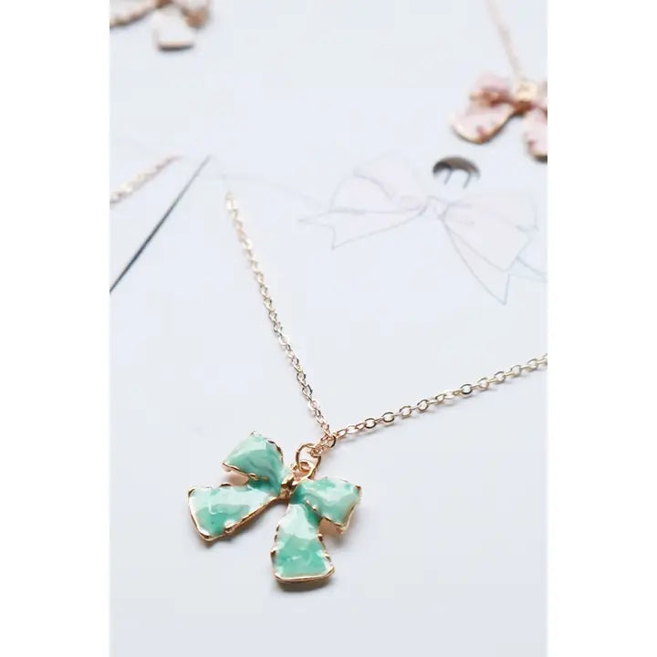 Bow Pendant Necklace