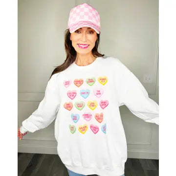 Candy Hearts Sweatshirt