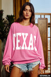 Texas Ribbed Sweatshirt