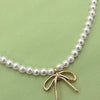 Pearl Chain Bow Charm