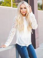 Lace Sleeve Top