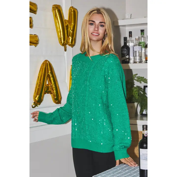 Seriously Sequin Sweater