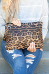 Oversized Clutch with Wristlet