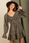Leopard Lover Smocked Dress