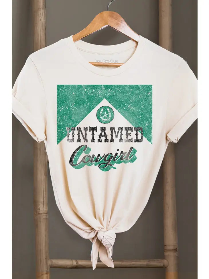 Untamed Cowgirl Graphic Tee